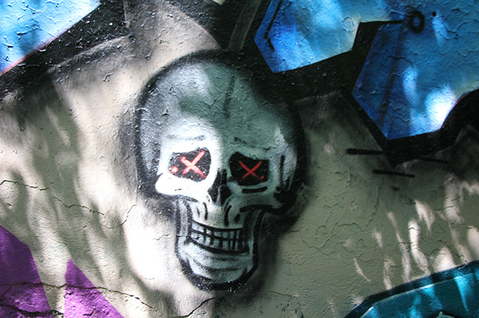 Totenkopf Graffiti